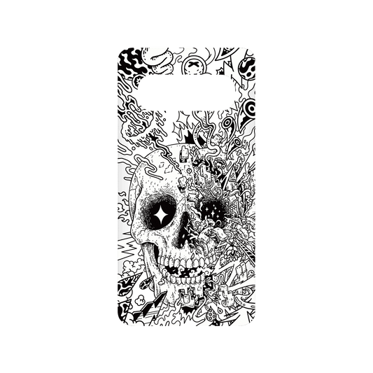 RHINOSHIELD X Lei Melendres SolidSuit Samsung Galaxy S10 (4G) Case - Rebirth Skull