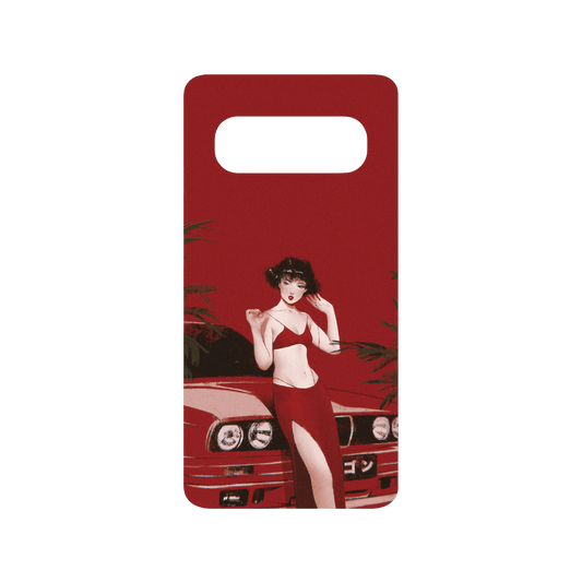 RHINOSHIELD X Janice Sung SolidSuit Samsung Galaxy S10 (4G) Case - Garnet