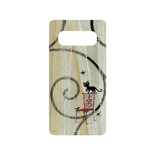 RHINOSHIELD X Jimmy SolidSuit Samsung Galaxy S10+ Case - Missing My Cat - Black Cat