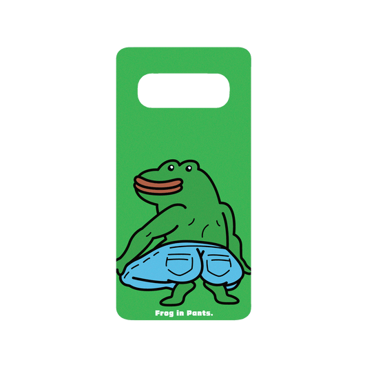 RHINOSHIELD X Incrediville SolidSuit Samsung Galaxy S10+ Case - Frog with pants