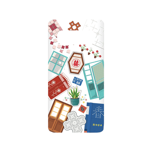RHINOSHIELD X OldHouseFace SolidSuit Samsung Galaxy S10+ Case - Classic House Compilation