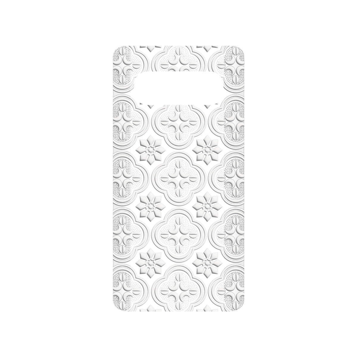 RHINOSHIELD X OldHouseFace SolidSuit Samsung Galaxy S10+ Case - Patterned Glass- Begonia Flowers