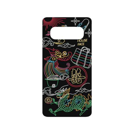 RHINOSHIELD X OldHouseFace SolidSuit Samsung Galaxy S10+ Case - Taiwanese Neon Light