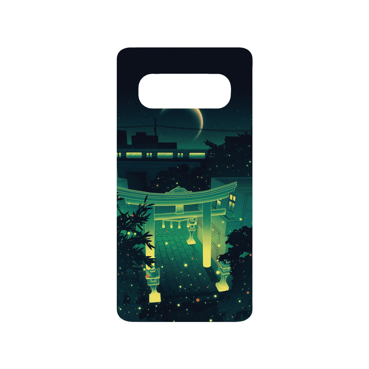 RHINOSHIELD X Surudenise SolidSuit Samsung Galaxy S10+ Case - Japan at Night