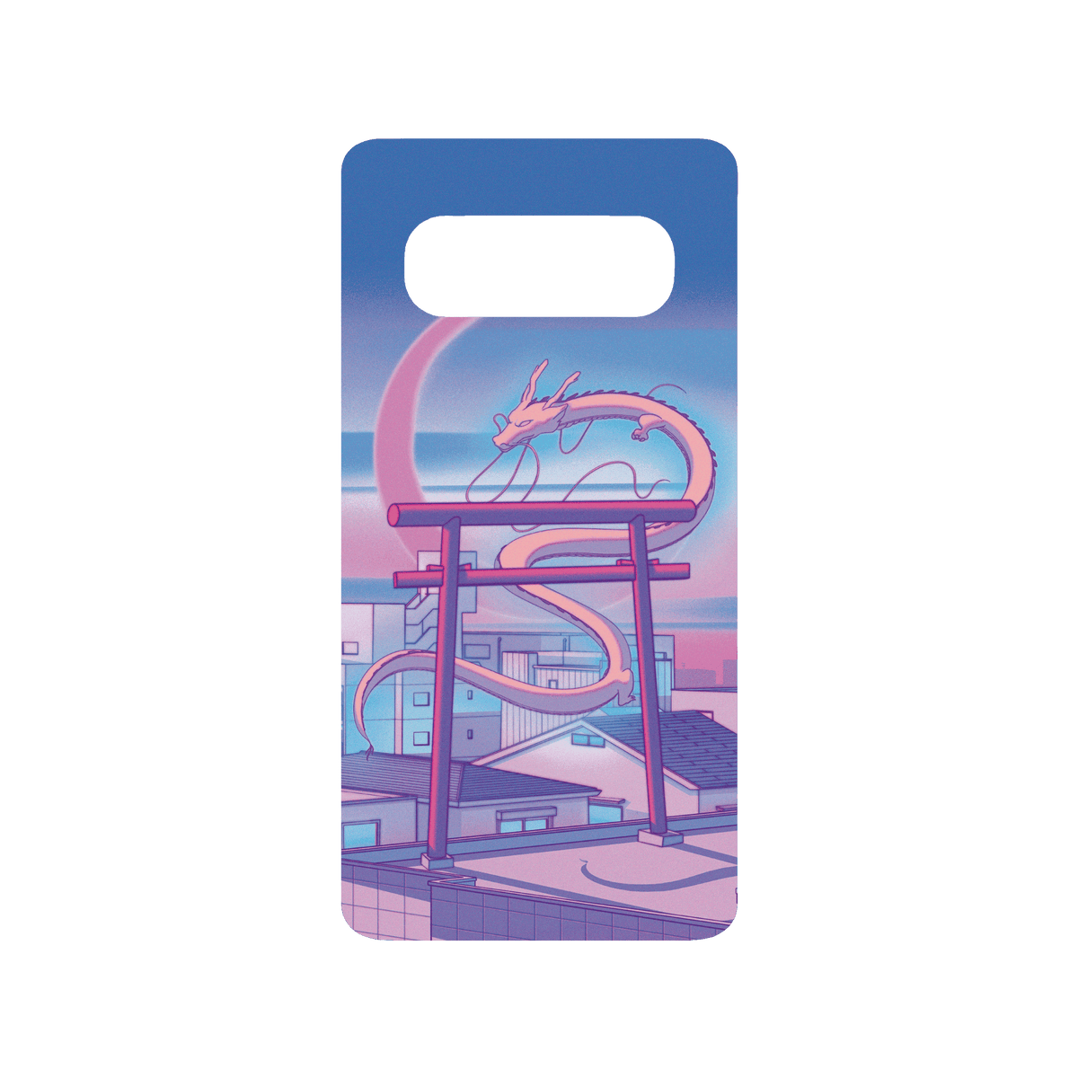 RHINOSHIELD X Surudenise SolidSuit Samsung Galaxy S10+ Case - Pastel Dragon