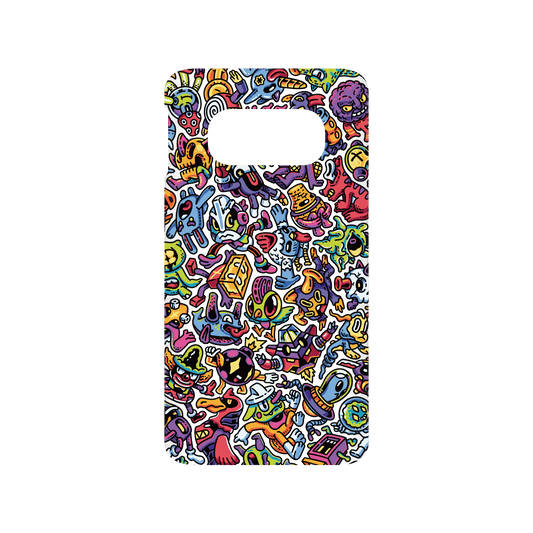 RHINOSHIELD X Lei Melendres SolidSuit Samsung Galaxy S10e Case - Puzzle Movements