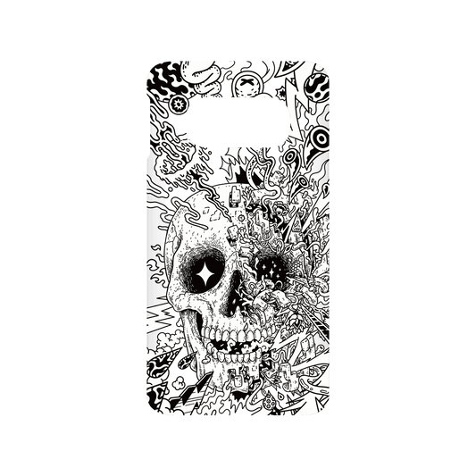 RHINOSHIELD X Lei Melendres SolidSuit Samsung Galaxy S10e Case - Rebirth Skull