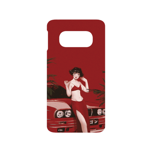 RHINOSHIELD X Janice Sung SolidSuit Samsung Galaxy S10e Case - Garnet
