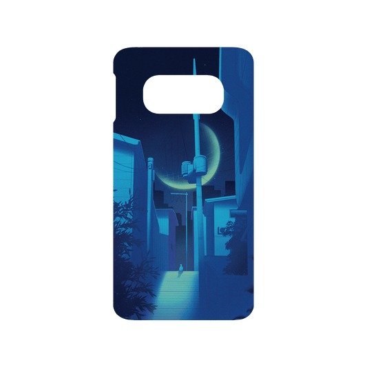 RHINOSHIELD X Surudenise SolidSuit Samsung Galaxy S10e Case - Lofi Moon