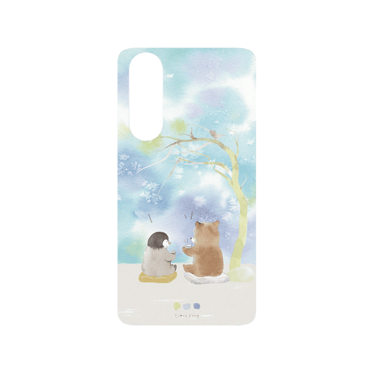 RHINOSHIELD X Liang Feng SolidSuit Huawei P30 Case - Penguin & Bear