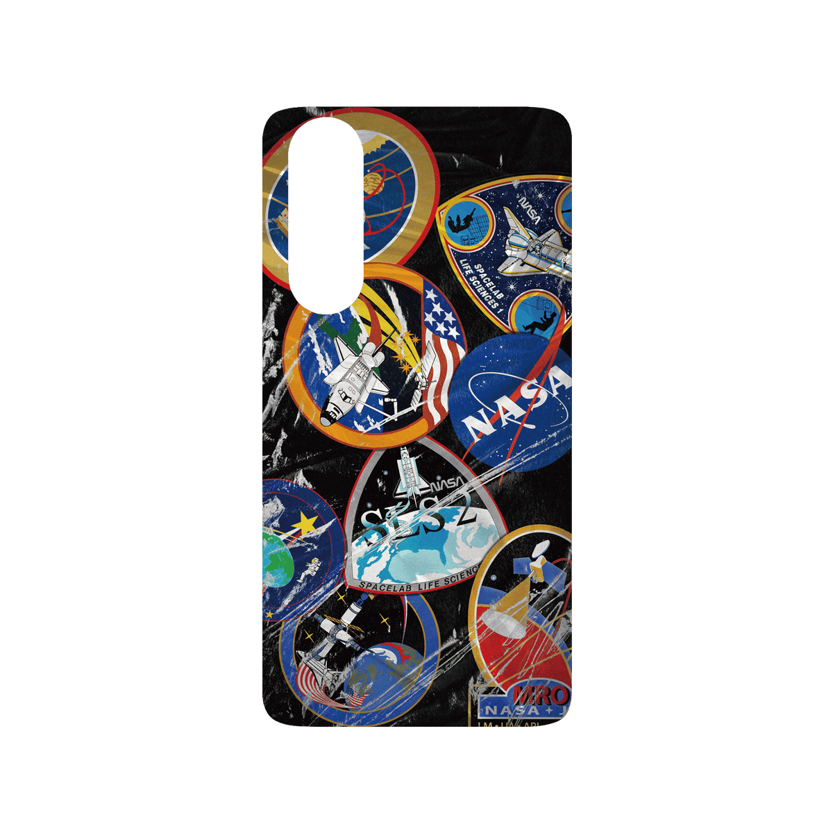RHINOSHIELD | Cosmos SolidSuit Huawei P30 Case - Astronaut Suit - Insignia Patches