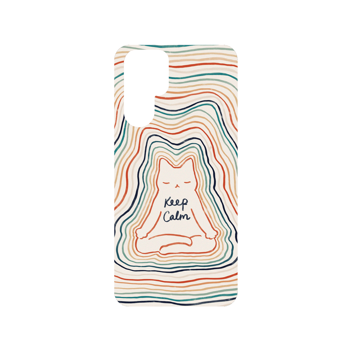 RHINOSHIELD X I Love Doodle SolidSuit Huawei P30 Pro Case - Mindful Cat - Keep Calm