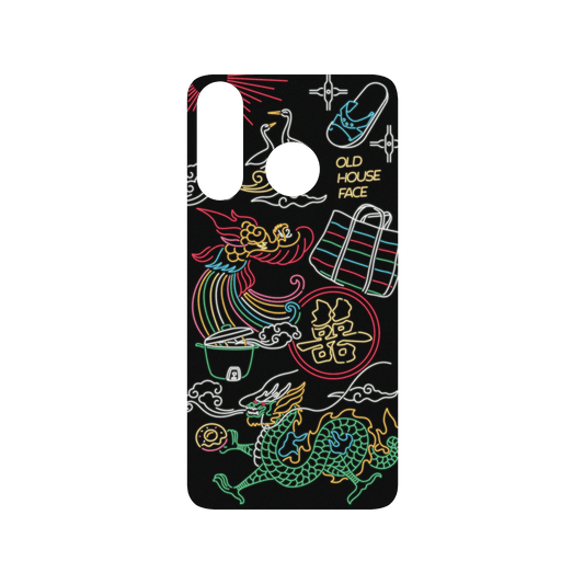 RHINOSHIELD X OldHouseFace SolidSuit Huawei P30 Lite Case - Taiwanese Neon Light