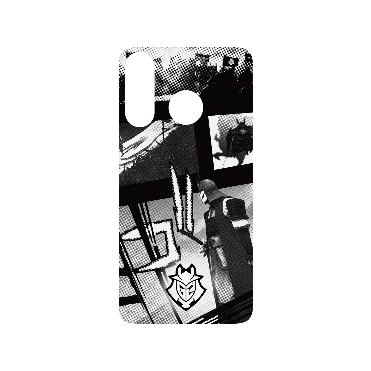 RHINOSHIELD X G2 Esports SolidSuit Huawei P30 Lite Case - Samurai Manga