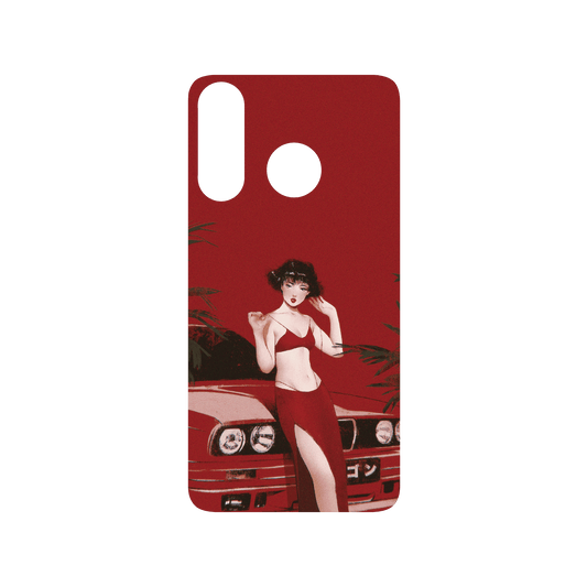 RHINOSHIELD X Janice Sung SolidSuit Huawei P30 Lite Case - Garnet