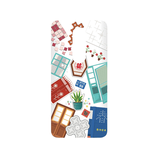 RHINOSHIELD X OldHouseFace SolidSuit OnePlus 7 Pro Case - Classic House Compilation