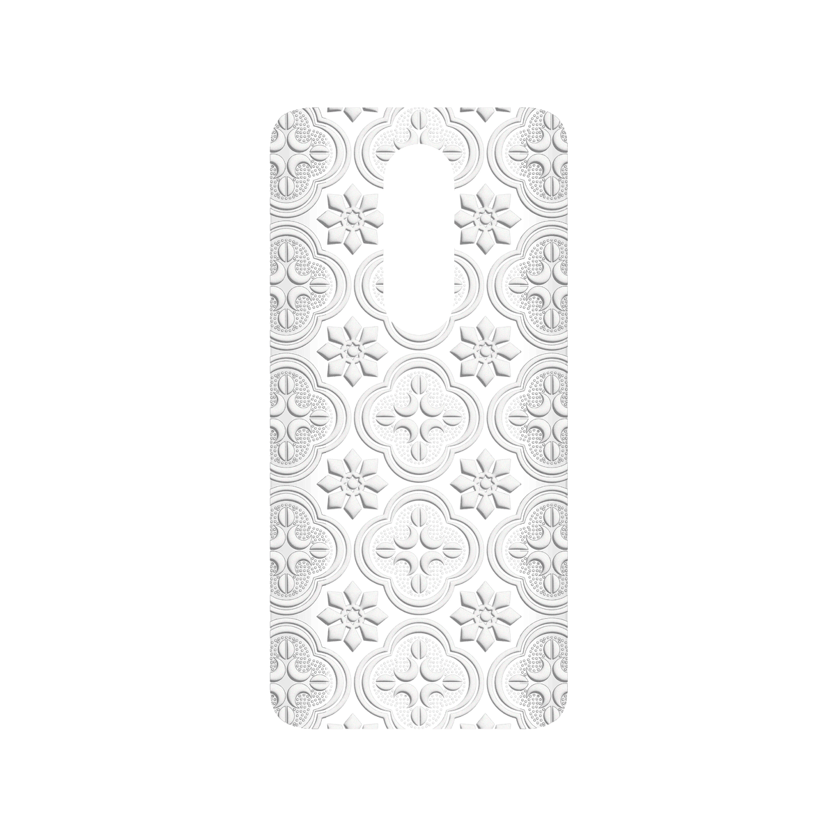 RHINOSHIELD X OldHouseFace SolidSuit OnePlus 7 Pro Case - Patterned Glass- Begonia Flowers