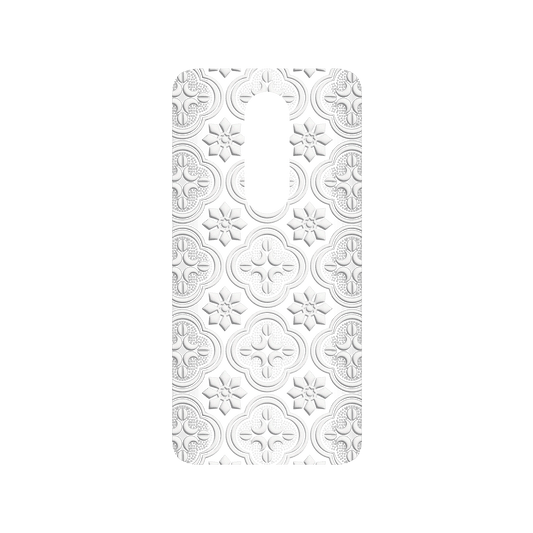 RHINOSHIELD X OldHouseFace SolidSuit OnePlus 7 Pro Case - Patterned Glass- Begonia Flowers
