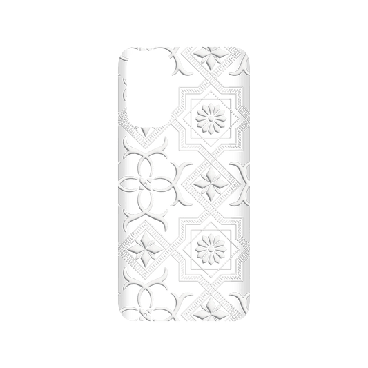 RHINOSHIELD X OldHouseFace SolidSuit Samsung Galaxy S20 (4G/5G) Case - Patterned Glass- Cube and Flower