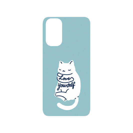 RHINOSHIELD X I Love Doodle SolidSuit Samsung Galaxy S20 (4G/5G) Case - Mindful Cat - Love Yourself