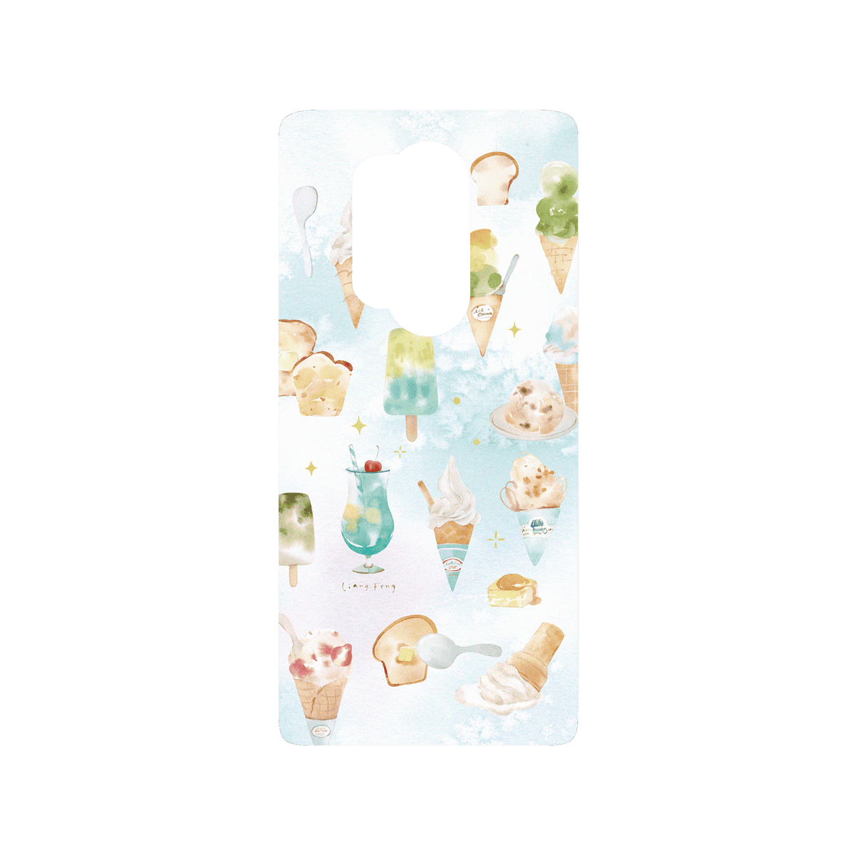 RHINOSHIELD X Liang Feng SolidSuit OnePlus 8 Pro Case - Summer Ice Cream