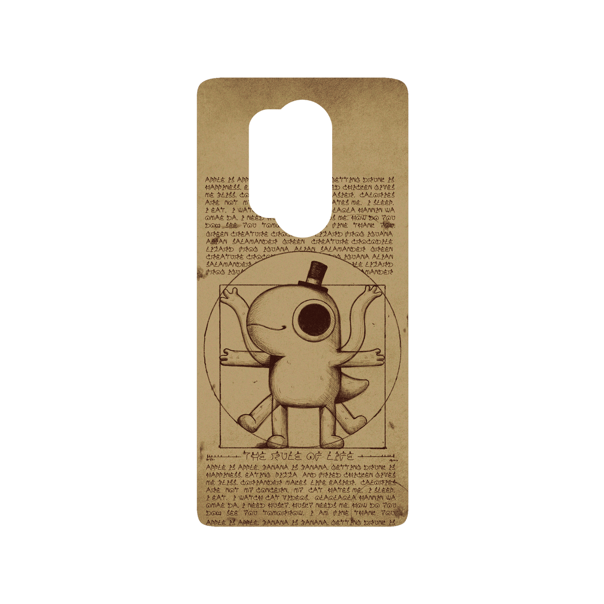 RHINOSHIELD X Incrediville SolidSuit OnePlus 8 Pro Case - Vitruvian Lizard 2