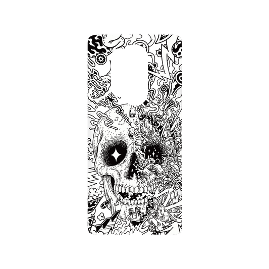 RHINOSHIELD X Lei Melendres SolidSuit OnePlus 8 Pro Case - Rebirth Skull