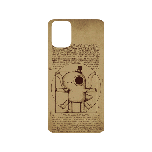 RHINOSHIELD X Incrediville SolidSuit Samsung Galaxy A51 (4G) Case - Vitruvian Lizard 2