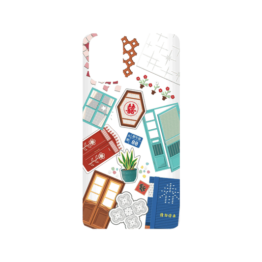 RHINOSHIELD X OldHouseFace SolidSuit Samsung Galaxy A51 (4G) Case - Classic House Compilation
