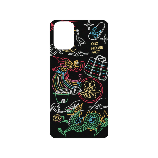 RHINOSHIELD X OldHouseFace SolidSuit Samsung Galaxy A51 (4G) Case - Taiwanese Neon Light