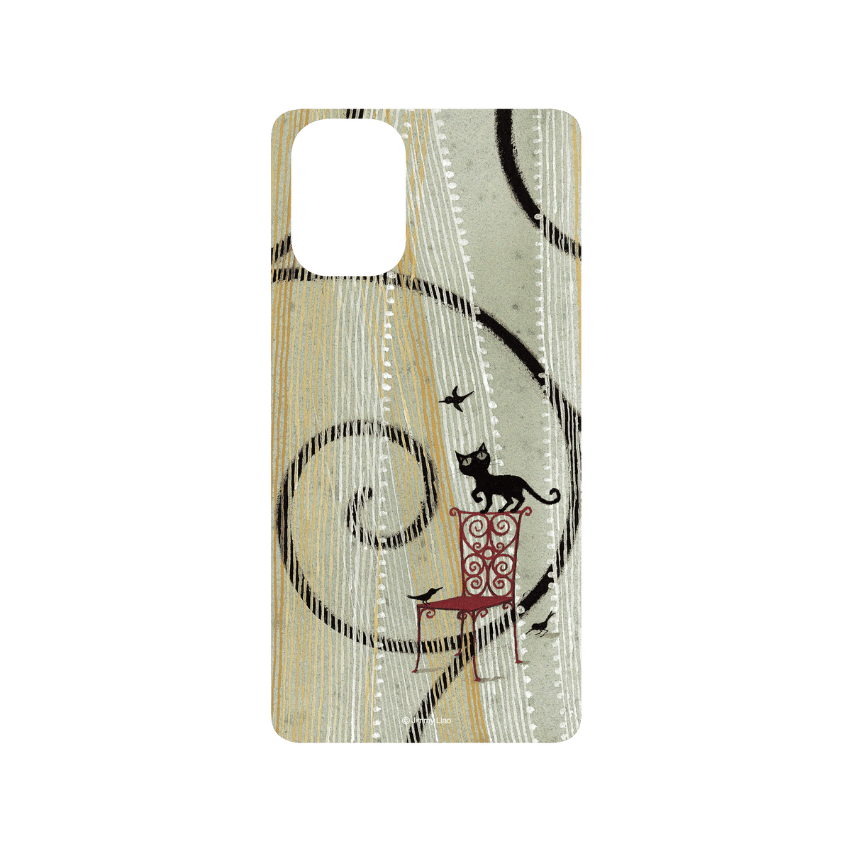 RHINOSHIELD X Jimmy SolidSuit Samsung Galaxy A71 (4G) Case - Missing My Cat - Black Cat