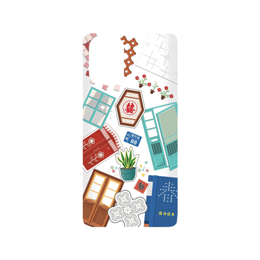 RHINOSHIELD X OldHouseFace SolidSuit Samsung Galaxy A71 (4G) Case - Classic House Compilation