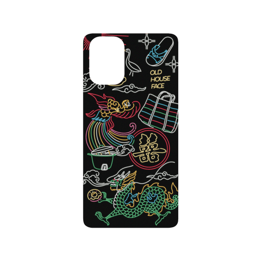 RHINOSHIELD X OldHouseFace SolidSuit Samsung Galaxy A71 (4G) Case - Taiwanese Neon Light