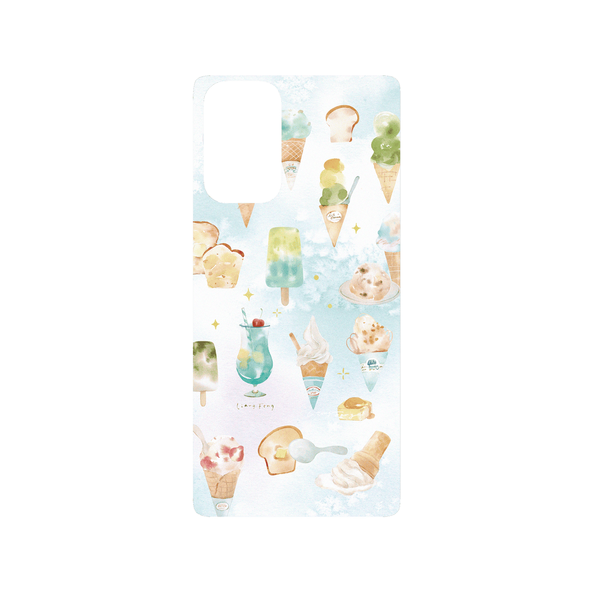 RHINOSHIELD X Liang Feng SolidSuit Samsung Galaxy Note20 (4G/5G) Case - Summer Ice Cream