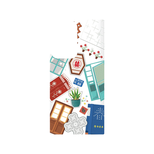 RHINOSHIELD X OldHouseFace SolidSuit Samsung Galaxy Note20 Ultra (4G/5G) Case - Classic House Compilation