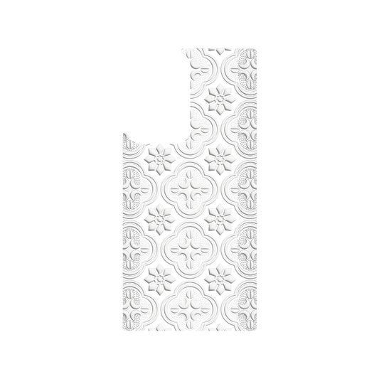 RHINOSHIELD X OldHouseFace SolidSuit Samsung Galaxy Note20 Ultra (4G/5G) Case - Patterned Glass- Begonia Flowers