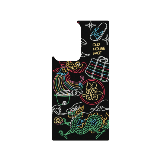 RHINOSHIELD X OldHouseFace SolidSuit Samsung Galaxy Note20 Ultra (4G/5G) Case - Taiwanese Neon Light