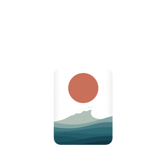 RHINOSHIELD X I Love Doodle SolidSuit Google Pixel 5 Case - Cat Landscape - The Cat Before the Storm