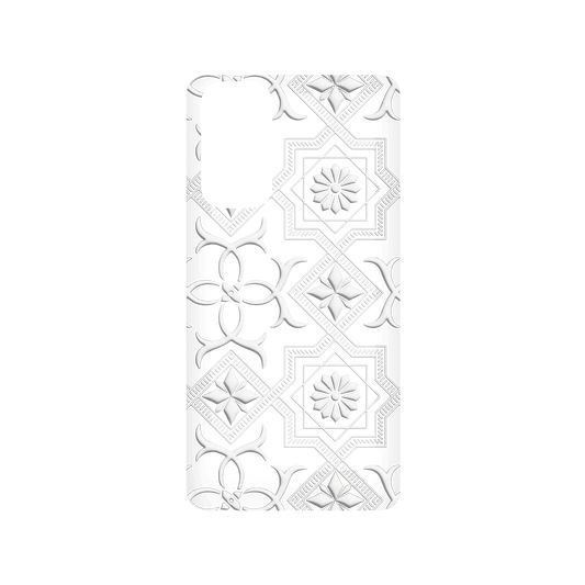 RHINOSHIELD X OldHouseFace SolidSuit Samsung Galaxy S20 FE (4G/5G) Case - Patterned Glass- Cube and Flower