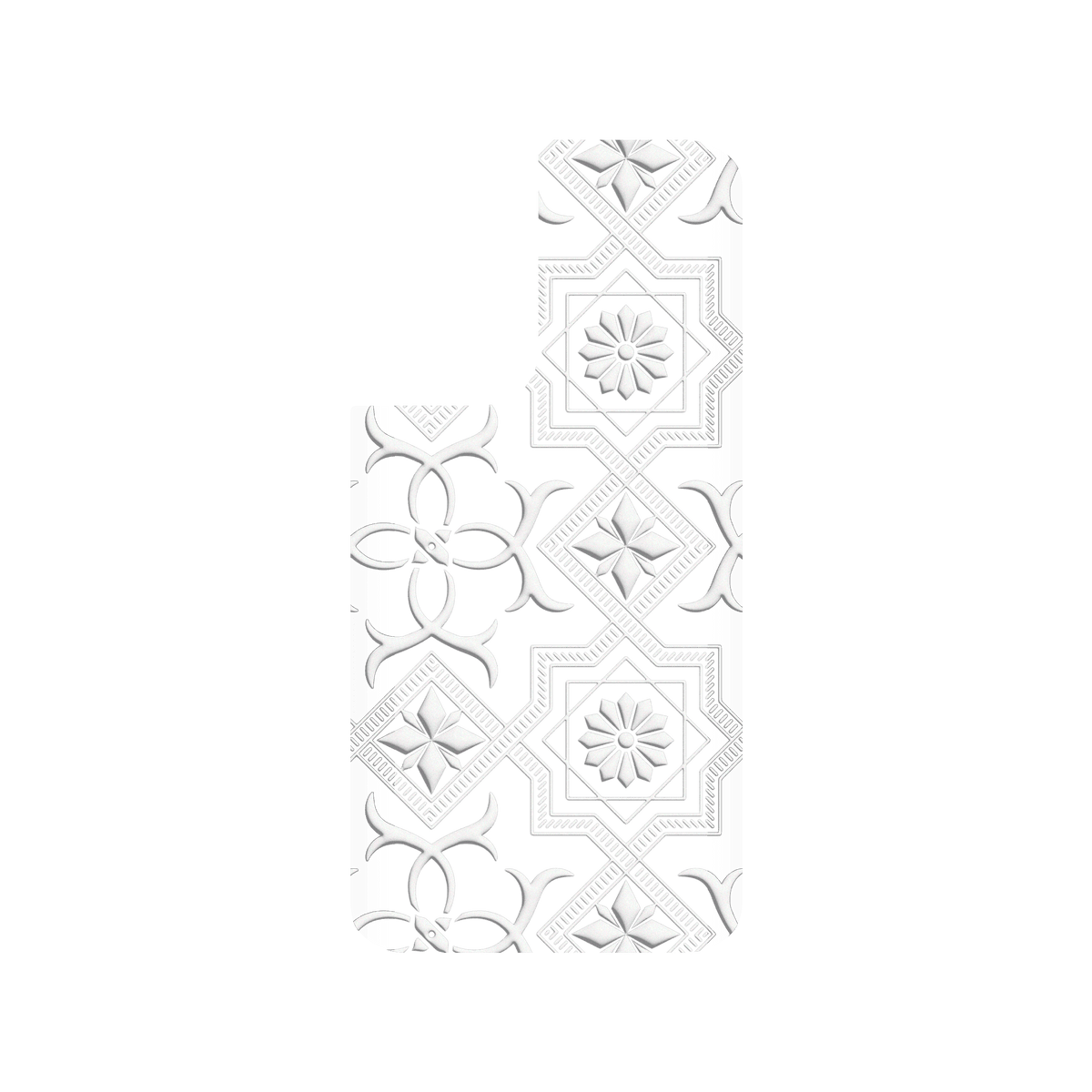 RHINOSHIELD X OldHouseFace SolidSuit Samsung Galaxy S21 Case - Patterned Glass- Cube and Flower