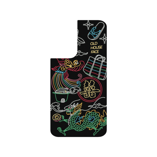 RHINOSHIELD X OldHouseFace SolidSuit Samsung Galaxy S21 Case - Taiwanese Neon Light