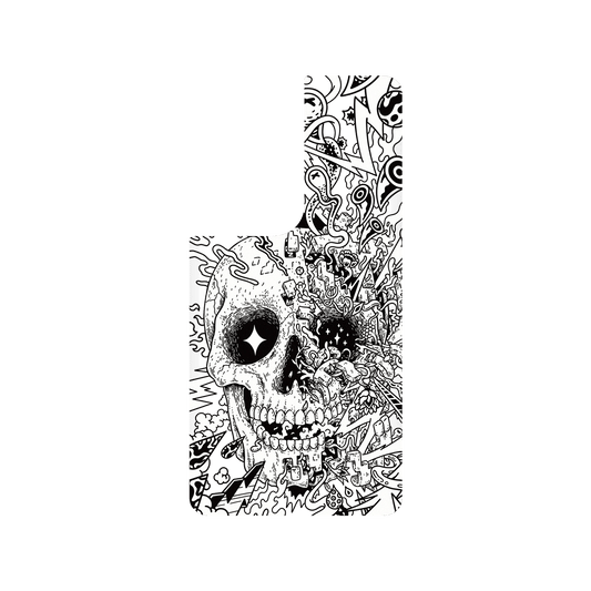 RHINOSHIELD X Lei Melendres SolidSuit Samsung Galaxy S21 Ultra Case - Rebirth Skull