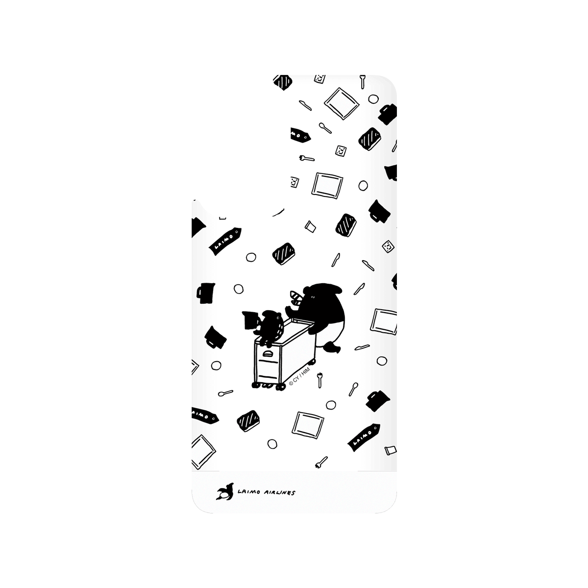 RHINOSHIELD X LAIMO SolidSuit Samsung Galaxy A52 (4G/5G) Case - LAIMO AIRLINES