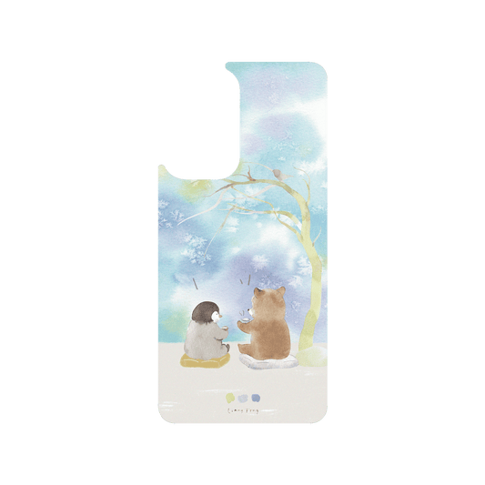 RHINOSHIELD X Liang Feng SolidSuit Samsung Galaxy A52s Case - Penguin & Bear