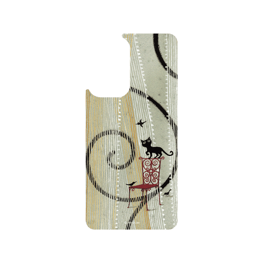 RHINOSHIELD X Jimmy SolidSuit Samsung Galaxy A52s Case - Missing My Cat - Black Cat