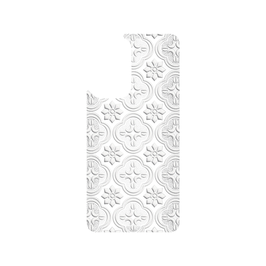 RHINOSHIELD X OldHouseFace SolidSuit Samsung Galaxy A52 (4G/5G) Case - Patterned Glass- Begonia Flowers