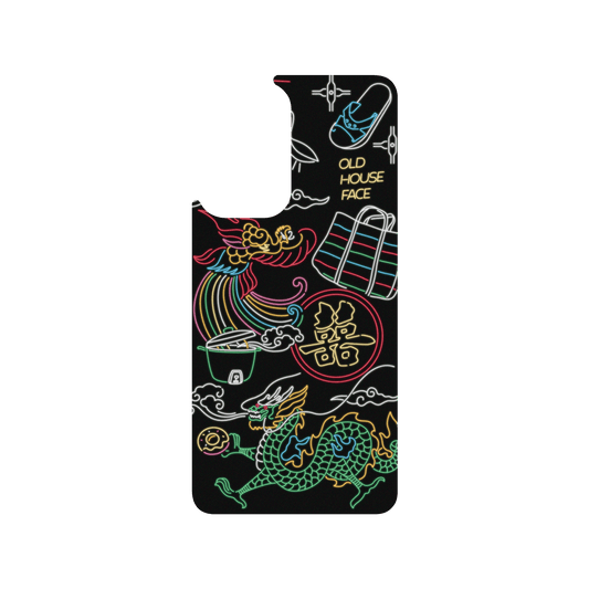 RHINOSHIELD X OldHouseFace SolidSuit Samsung Galaxy A52 (4G/5G) Case - Taiwanese Neon Light
