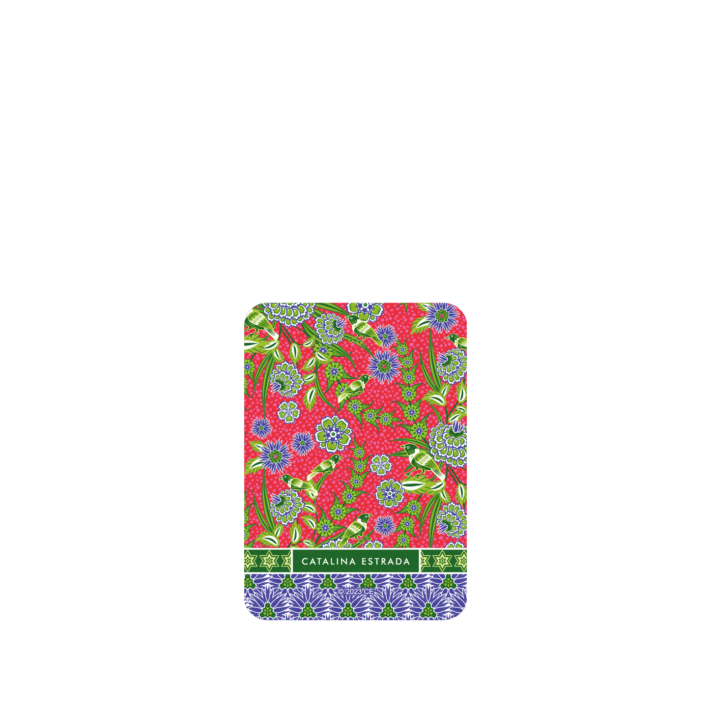 RHINOSHIELD X Catalina Estrada SolidSuit ASUS Zenfone 8 Flip Case - Red Flowers