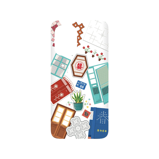 RHINOSHIELD X OldHouseFace SolidSuit ASUS Zenfone 8 Case - Classic House Compilation