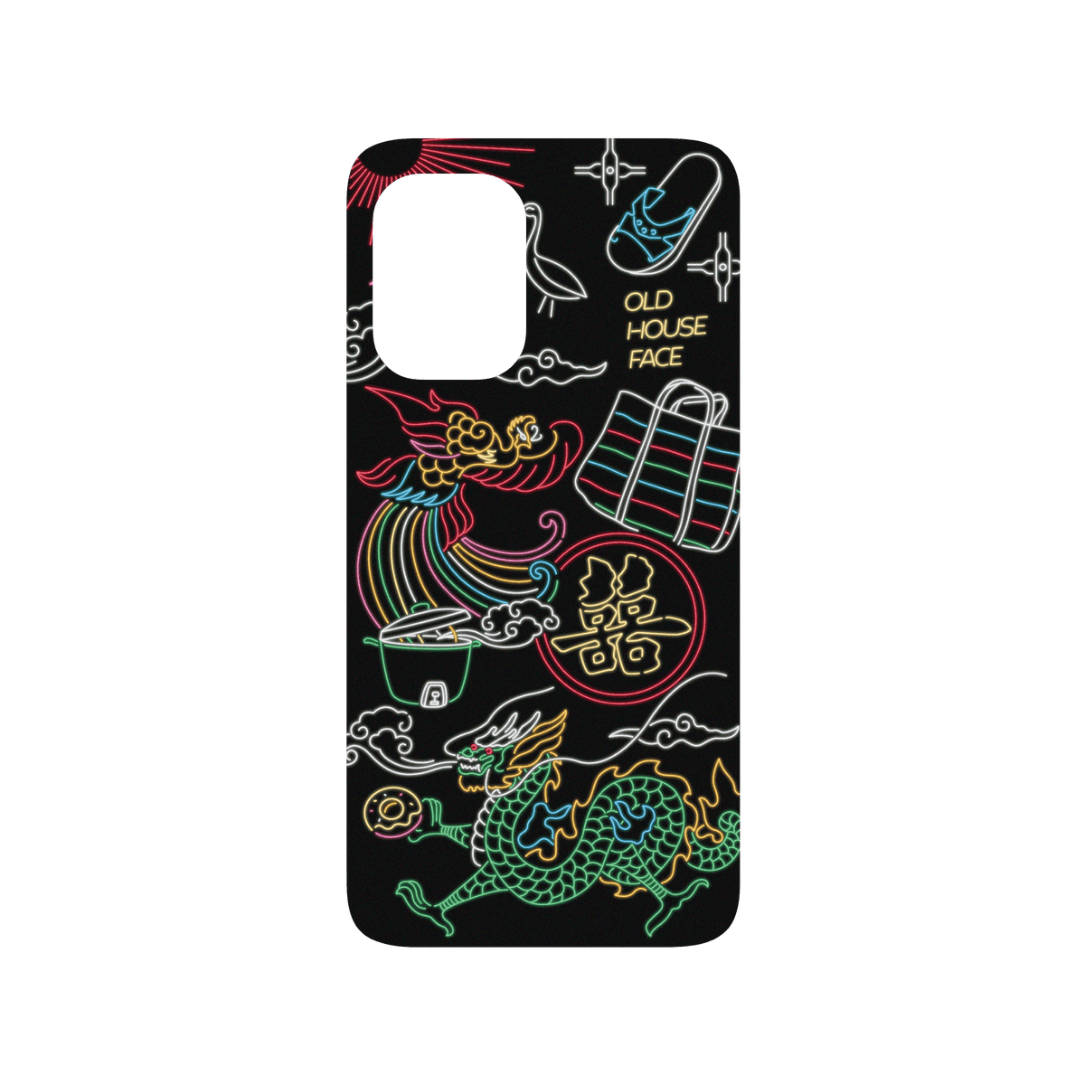 RHINOSHIELD X OldHouseFace SolidSuit ASUS Zenfone 8 Case - Taiwanese Neon Light